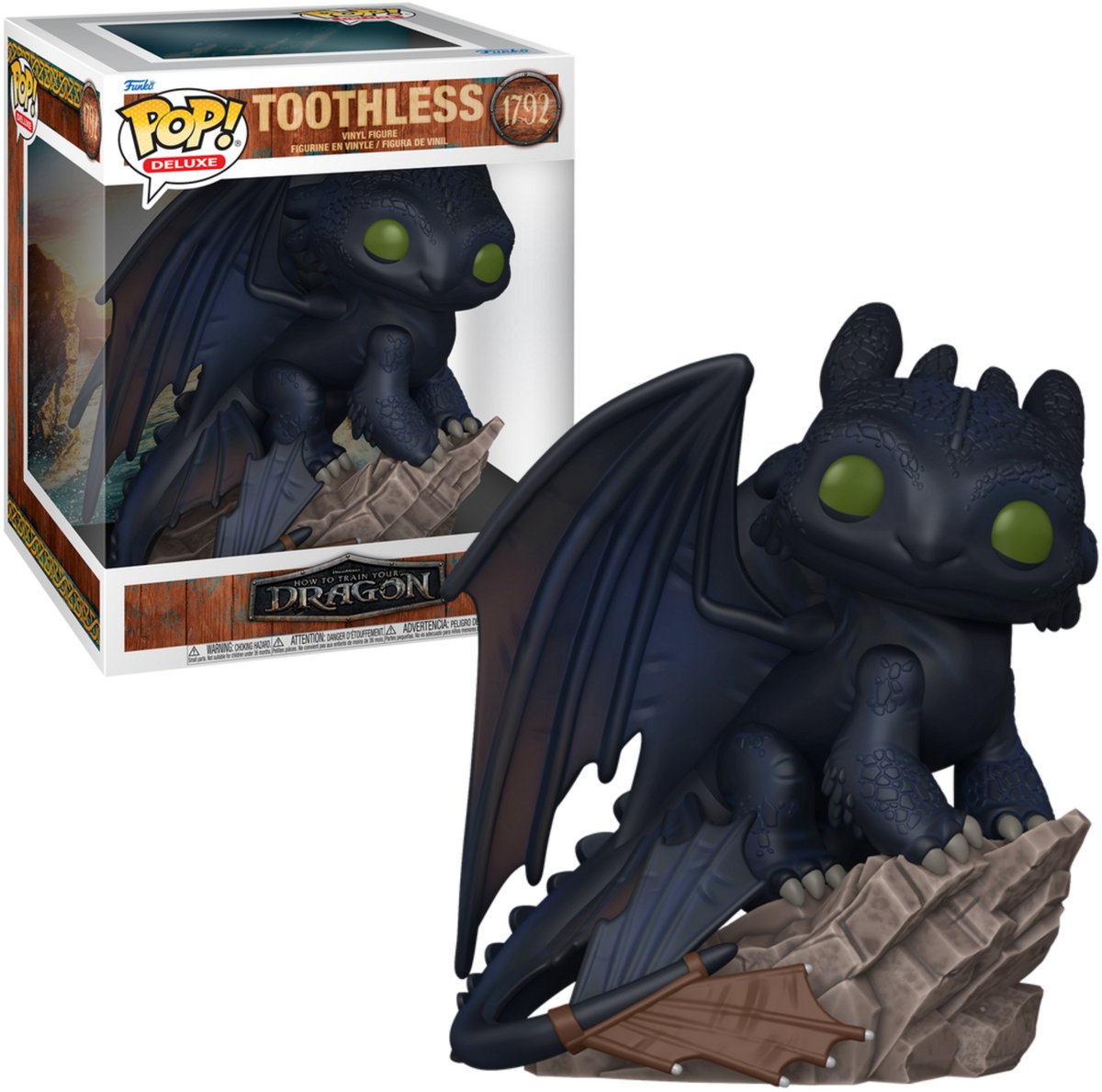 How to Train Your Dragon Toothless (Pop! Deluxe) Vinylfigur 1792 Unisex Funko Pop! - mehrfarbig - Standard