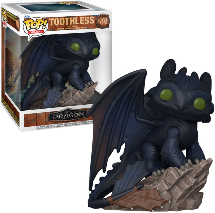 How to Train Your Dragon Toothless (Pop! Deluxe) Vinylfigur 1792 Unisex Funko Pop! - mehrfarbig - Standard