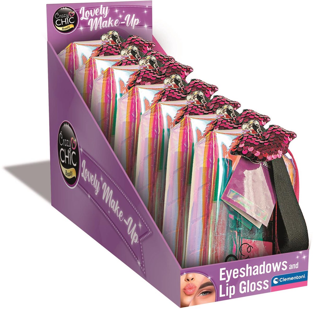 Clementoni Crazy Chic Make-up-Tasche Lippe mit Make-up