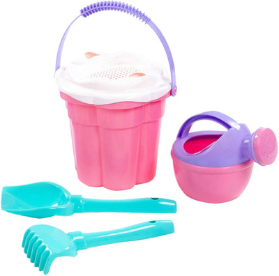 Cavallino Toys Cavallino Classic Bucket Set Pink, 5dlg.