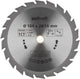 Wolfcraft - Kreissägeblatt 184x16mm - 22 Zähne - Sägeblatt für Kreissäge - Serie grün - 6373000
