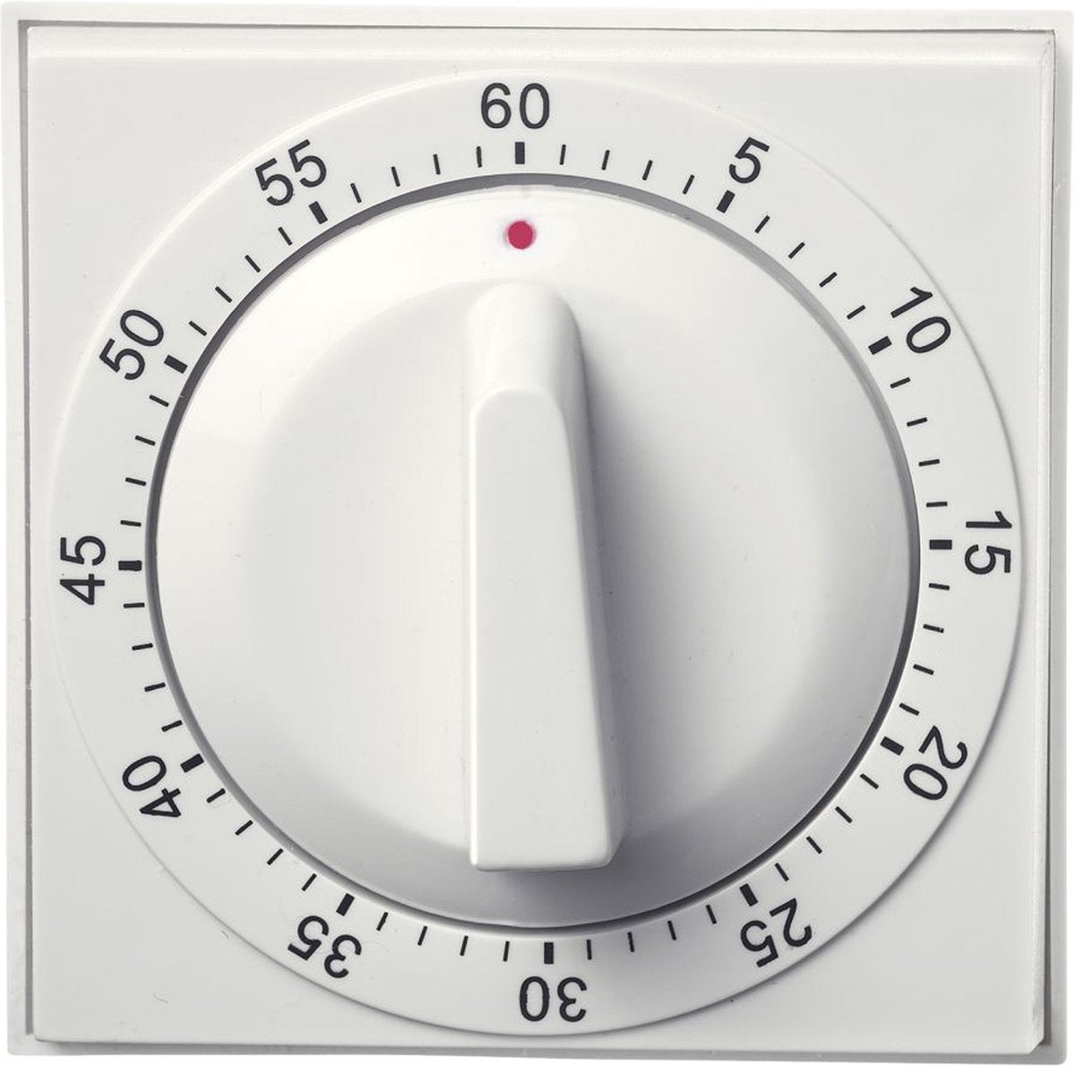 Westmark Zeitschaltuhr, mechanisch, für 60 Min., Retro-Look, Kunststoff, Retro, weiß schwarz, 10982260
