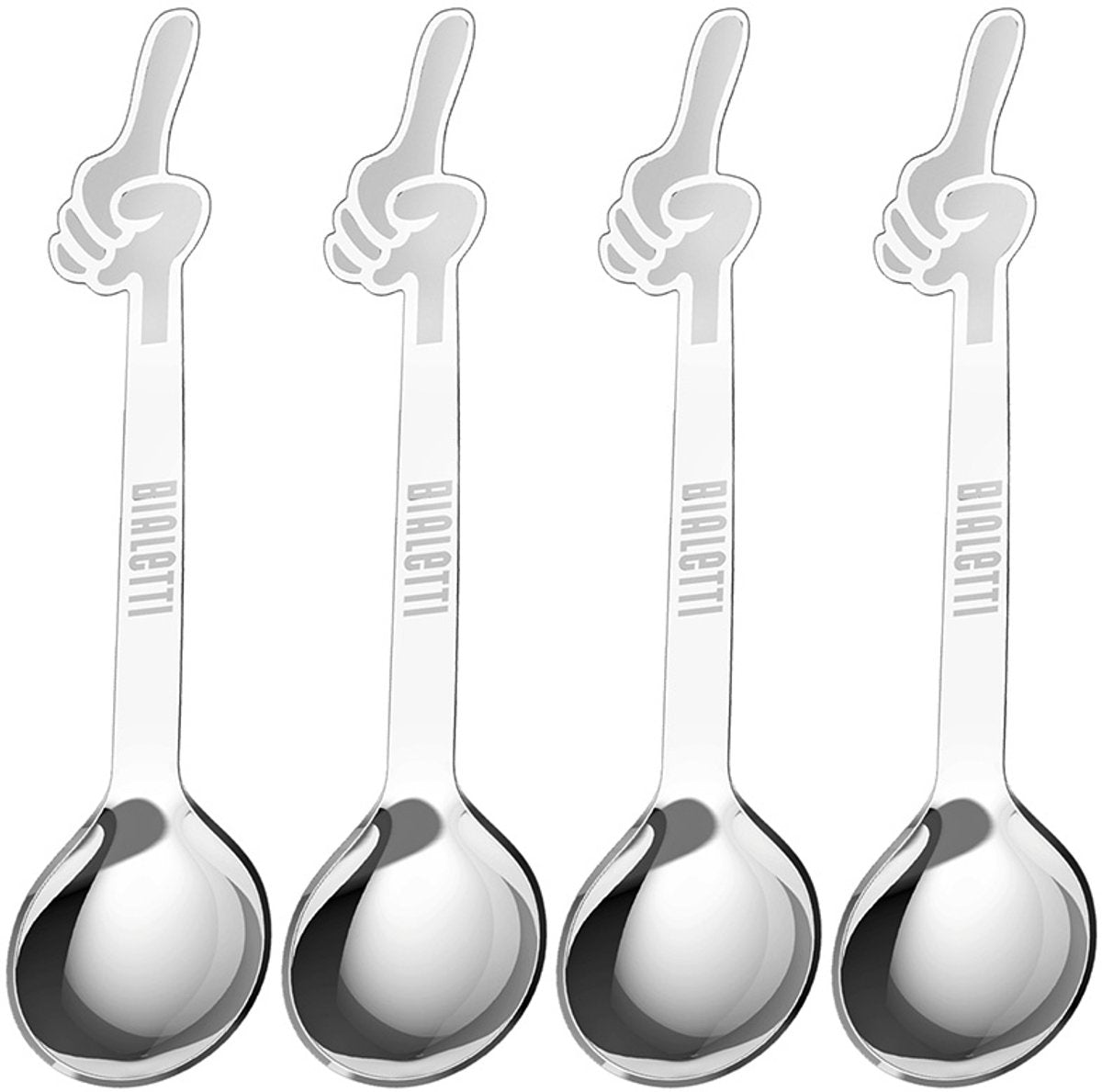 Bialetti Kaffeelöffel-Set – Edelstahl – 4-teilig