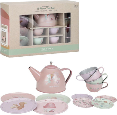 Little Dutch Fairy Garden Zinn Tee Set