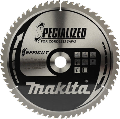 Makita Zubehör Kappsägeblatt Holz | Wirkung 305x30x2,15 60t 10g - b-67309 b-67309