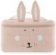 Trixie Lunchpaket - mrs. Hase - Kühltasche für Kinder - mit Namensschild - Thermotasche fürs Mittagessen - Rosa - Hase