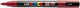 Uni Posca PC3M Lackmarker dunkelrot – runde Spitze bis 1,3 mm