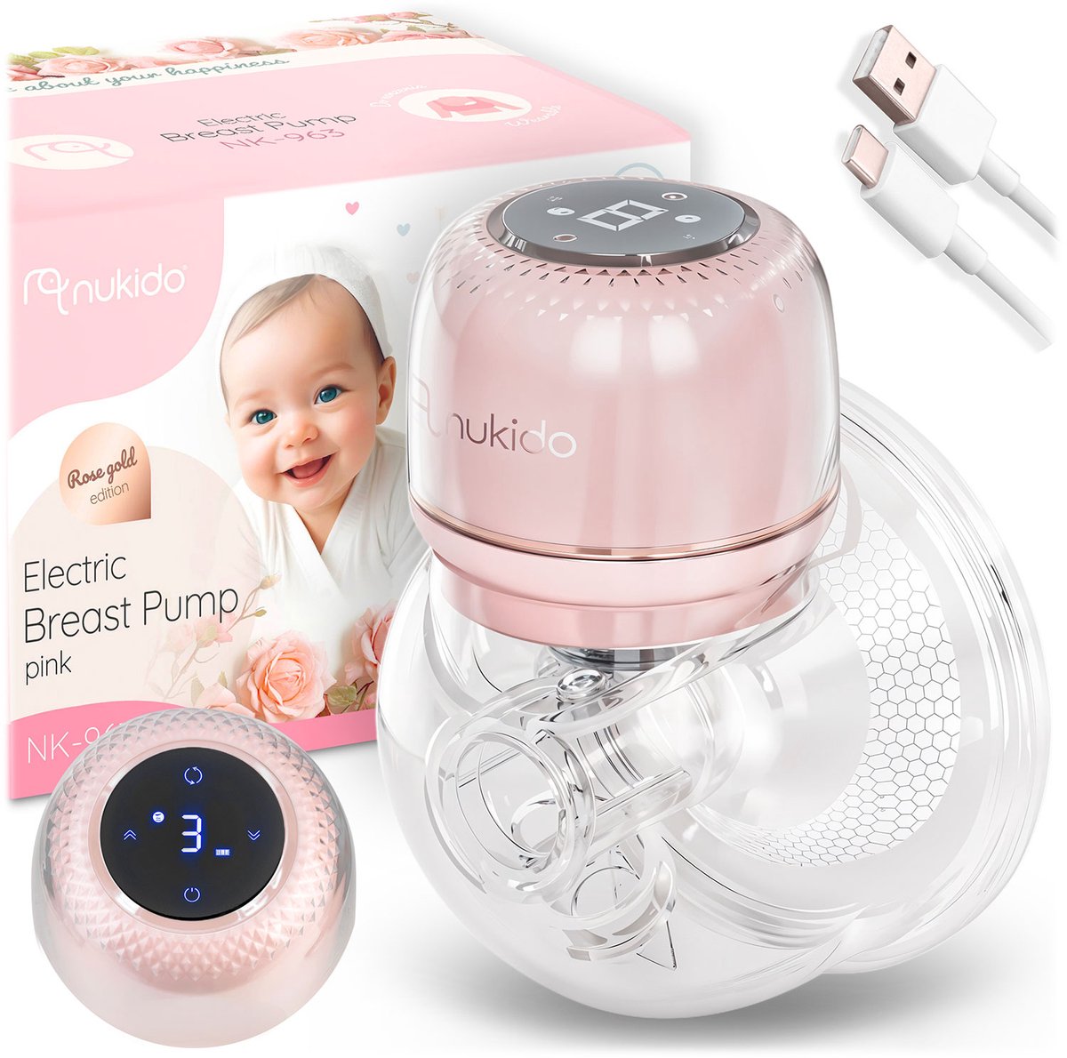 Nukido elektrische Milchpumpe mit 3 Phasen nk-963