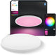 Philips Hue Hue Devout minimalistische Deckenleuchte mit gleichmäßiger Lichtverteilung ⌀42,1 cm bis zu 2900 Lumen aus mattweißem Kunststoff