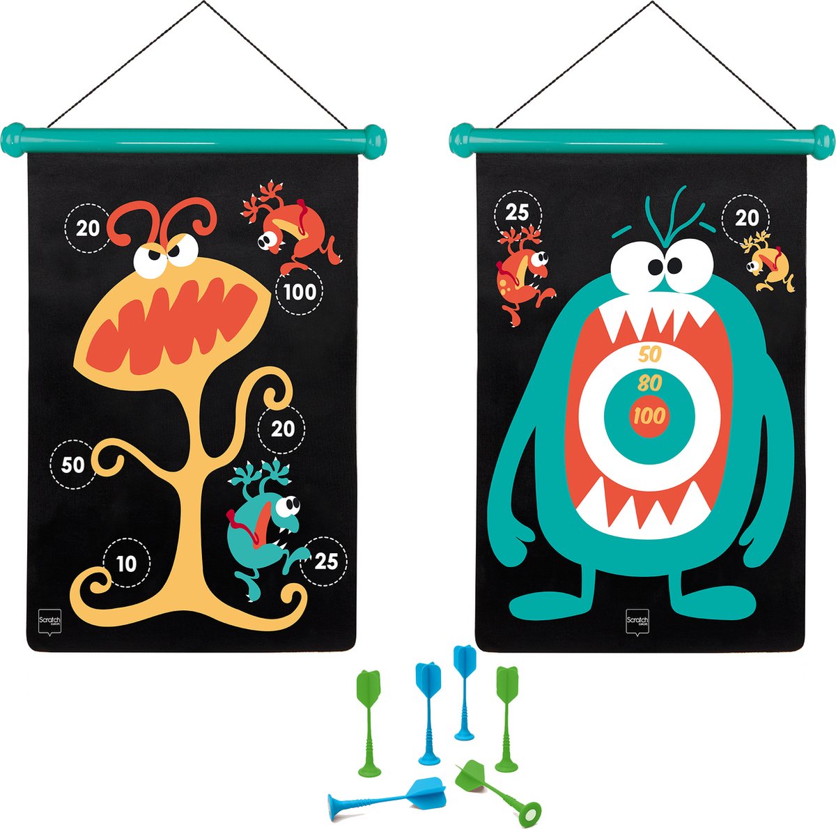 Scratch-Magnetpfeile – Muster (l) – 36 x 55 cm – 2-seitig – 5 Jahre