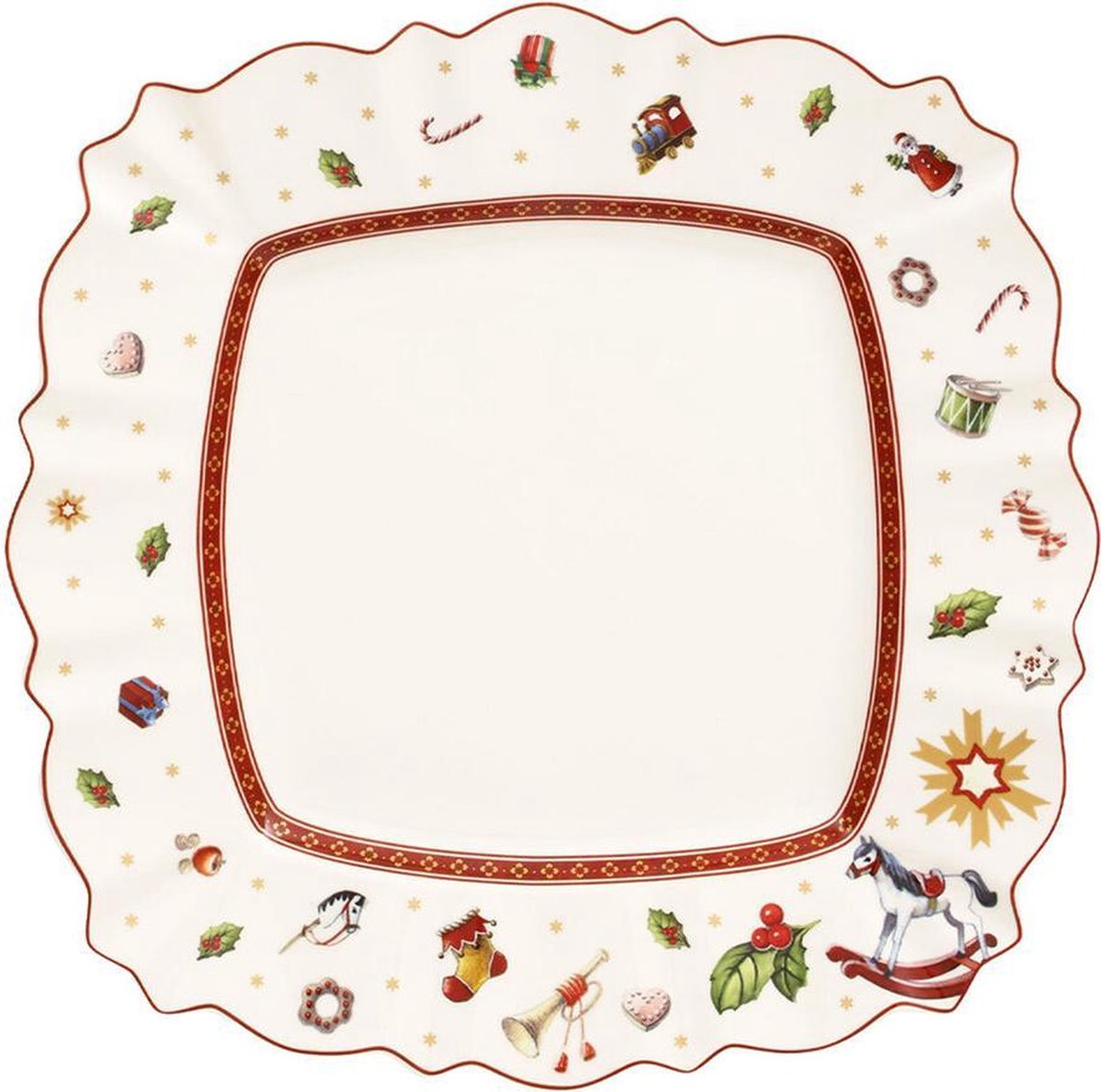 Villeroy Boch Speiseteller Toy's Delight - Weiß - 28 x 28 cm