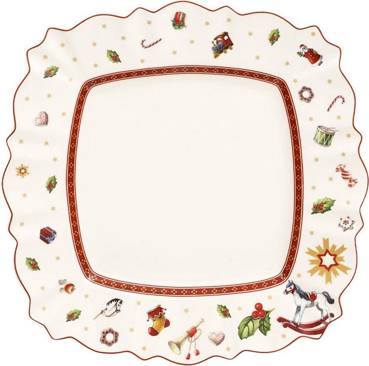 Villeroy Boch Speiseteller Toy's Delight - Weiß - 28 x 28 cm
