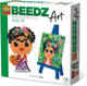 Ses Creative Ses – Beedz Art – Mini-Künstlerin Frida – mit Mini-Staffelei – 1600 Bügelperlen mit Ablage