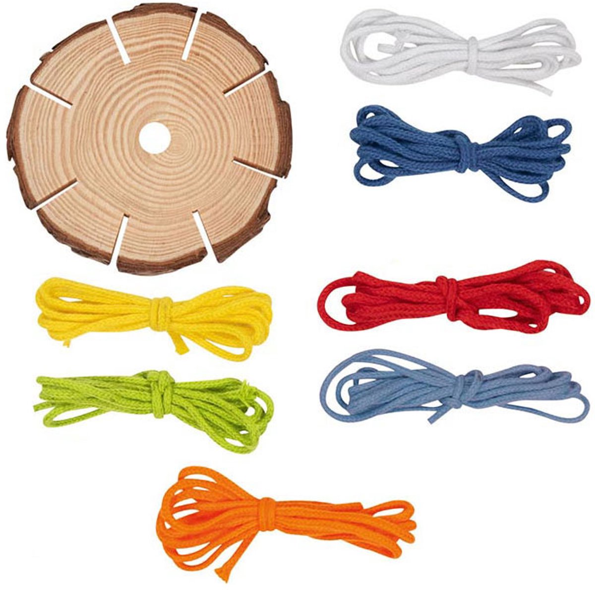 Goki Holzgeflecht -Scheiben -Armbänder machen Bastellsatz