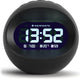 Bennies Fifties Newgate Center of the Earth LCD-Wecker – Schwarz