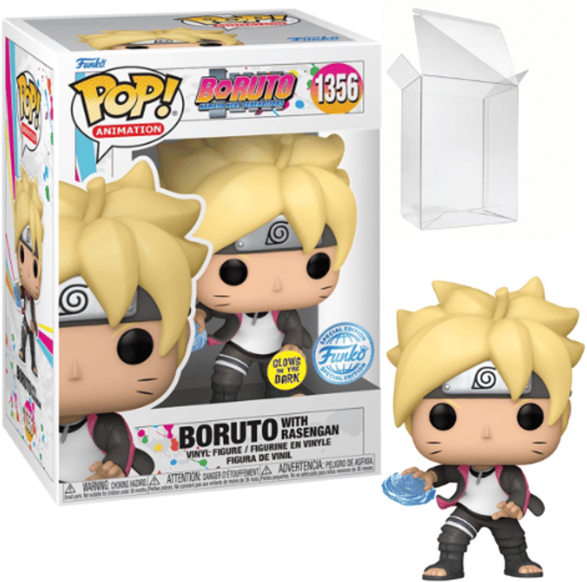 Funko-Pop-Animation: Boruto Naruto Next Generations – Boruto mit Rasengan (im Dunkeln leuchtend) Pop #1356