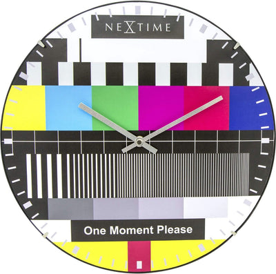 NÄCHSTEMIME NEXTIME NESTIME NE-3162 Glaswand Clock Testpage Dome 35 cm
