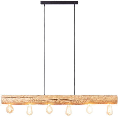 Brilliant Trabo – Hängelampe – Breite 115 cm – E27 max. 6 x 25 W – Holz
