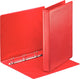 Esselte Essentials Panorama-Ringbinder A4 – 4-Ring – Rückenbreite 44 mm – Rot