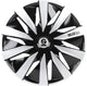Radkappen Lazio 16 Zoll ABS schwarz silber 4er Set