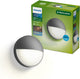 Philips LED Philips Capricorn Wandleuchte - Außenbeleuchtung - Wetterfest: IP44 - warmweißes Licht: 2700K - Anthrazit