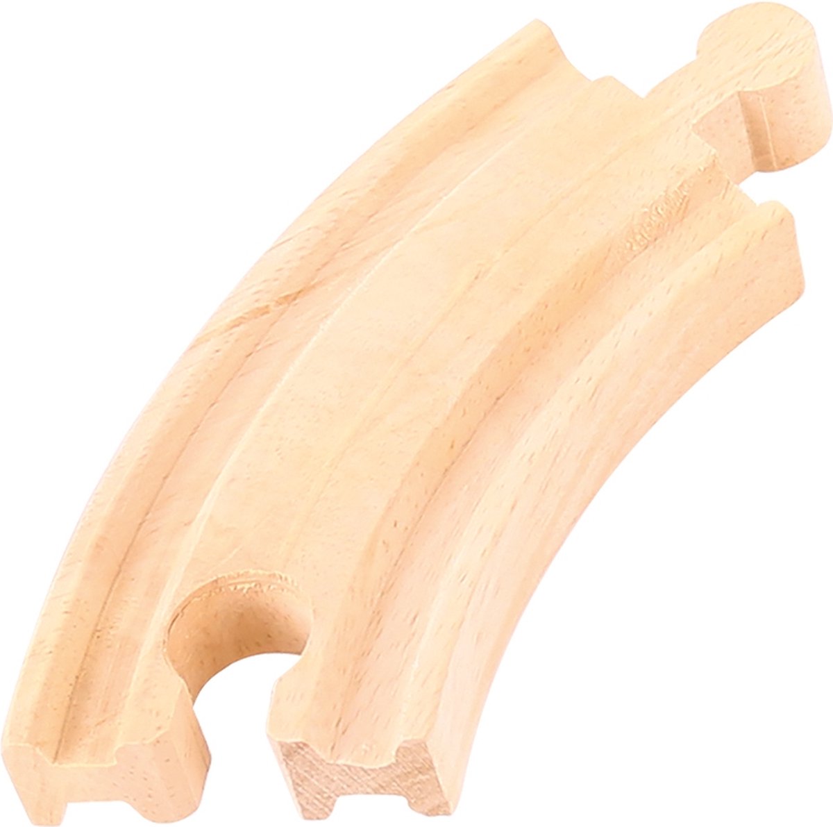 Bigjigs Holzschienen kurze Kurven, 4st.