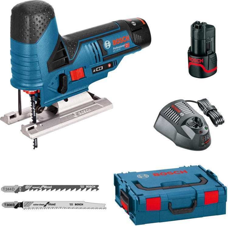 Bosch GST 12V-70 + 2x3,0Ah + L-Boxx