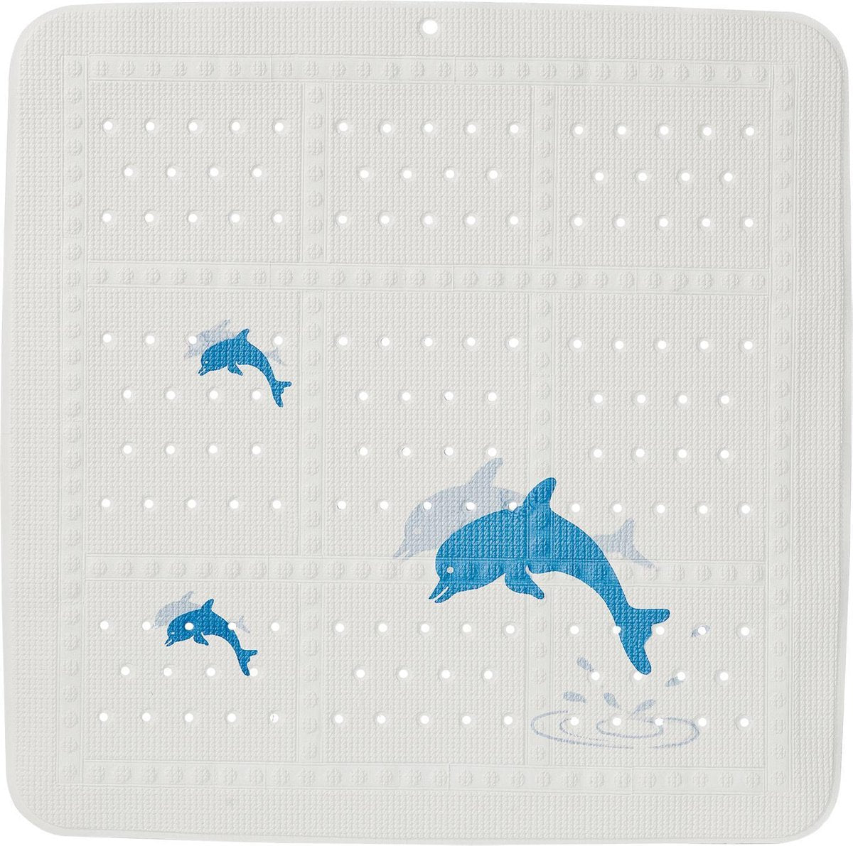 Sealskin Montreal - Antirutschmatte 55x55 cm - PVC - Weiß Blau