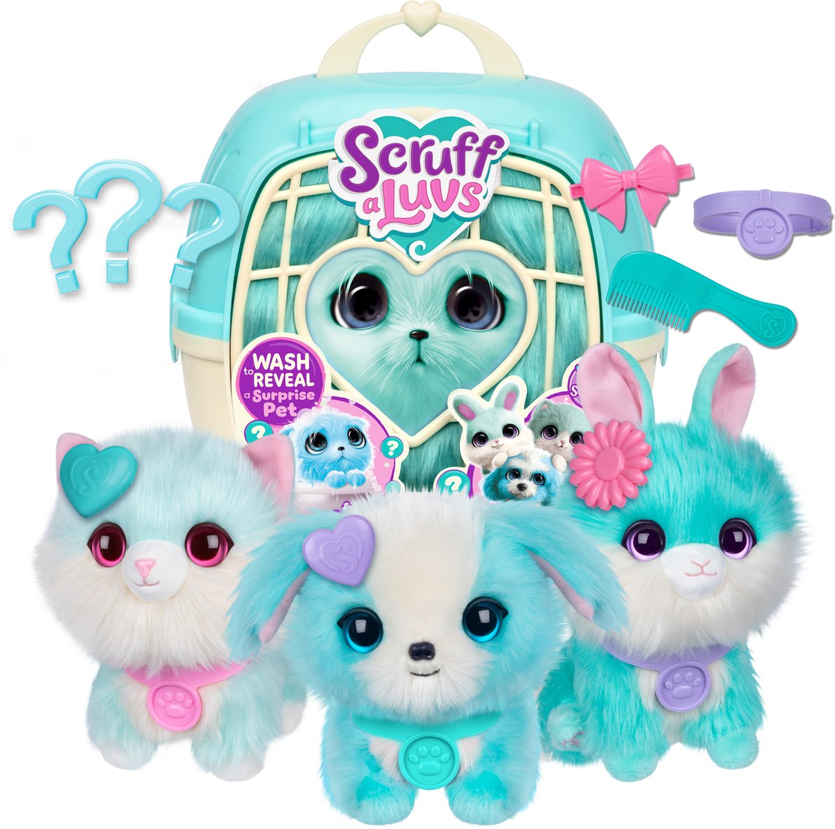 Ein luvs umarmt pet Single Blau
