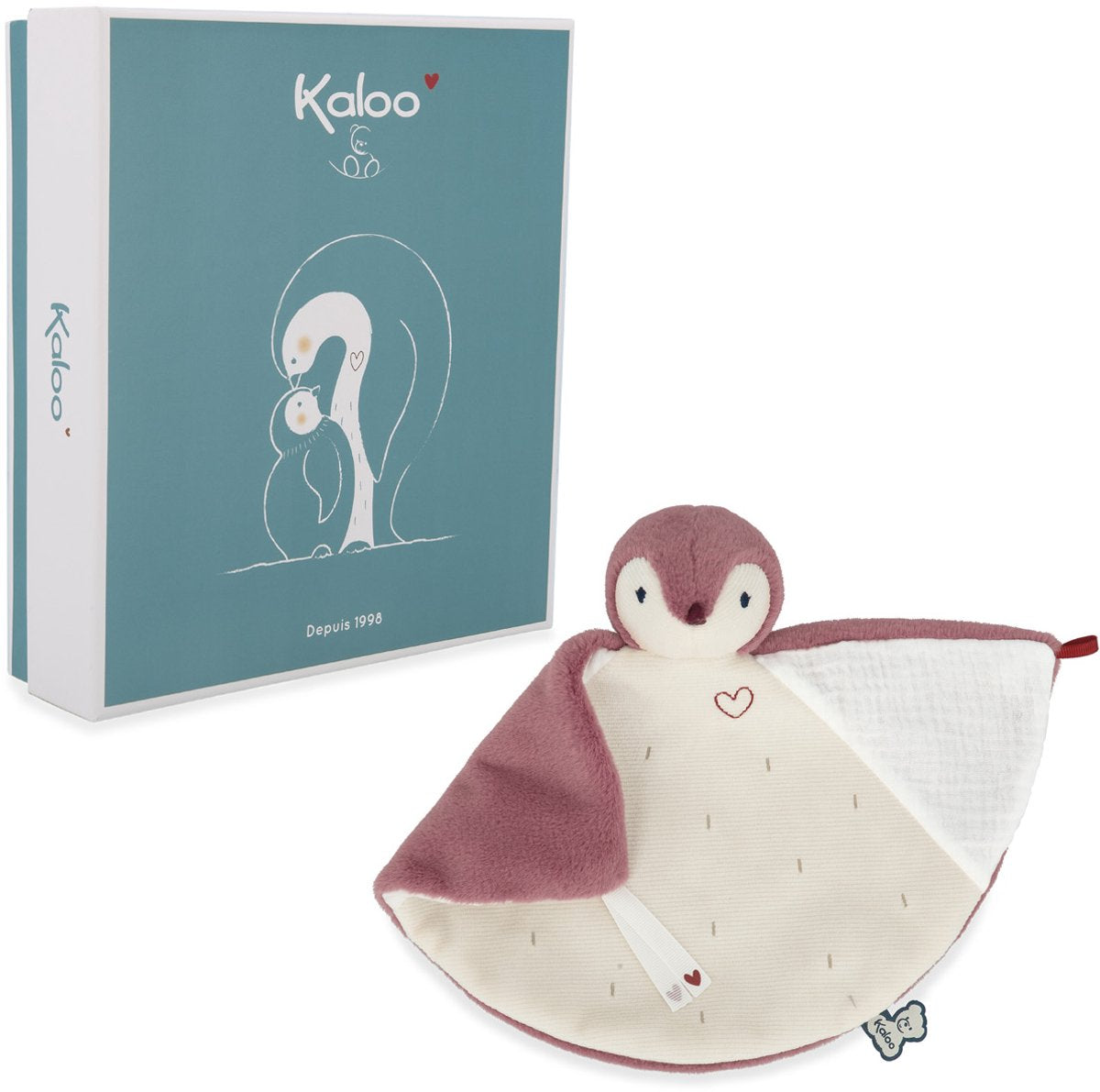 Kaloo - Komplizen - Kuscheltier - Pinguin rosa - 24 cm