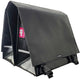Clarijs Fahrradtasche Doppell PVC 40l mit Ausschnitt schwarz