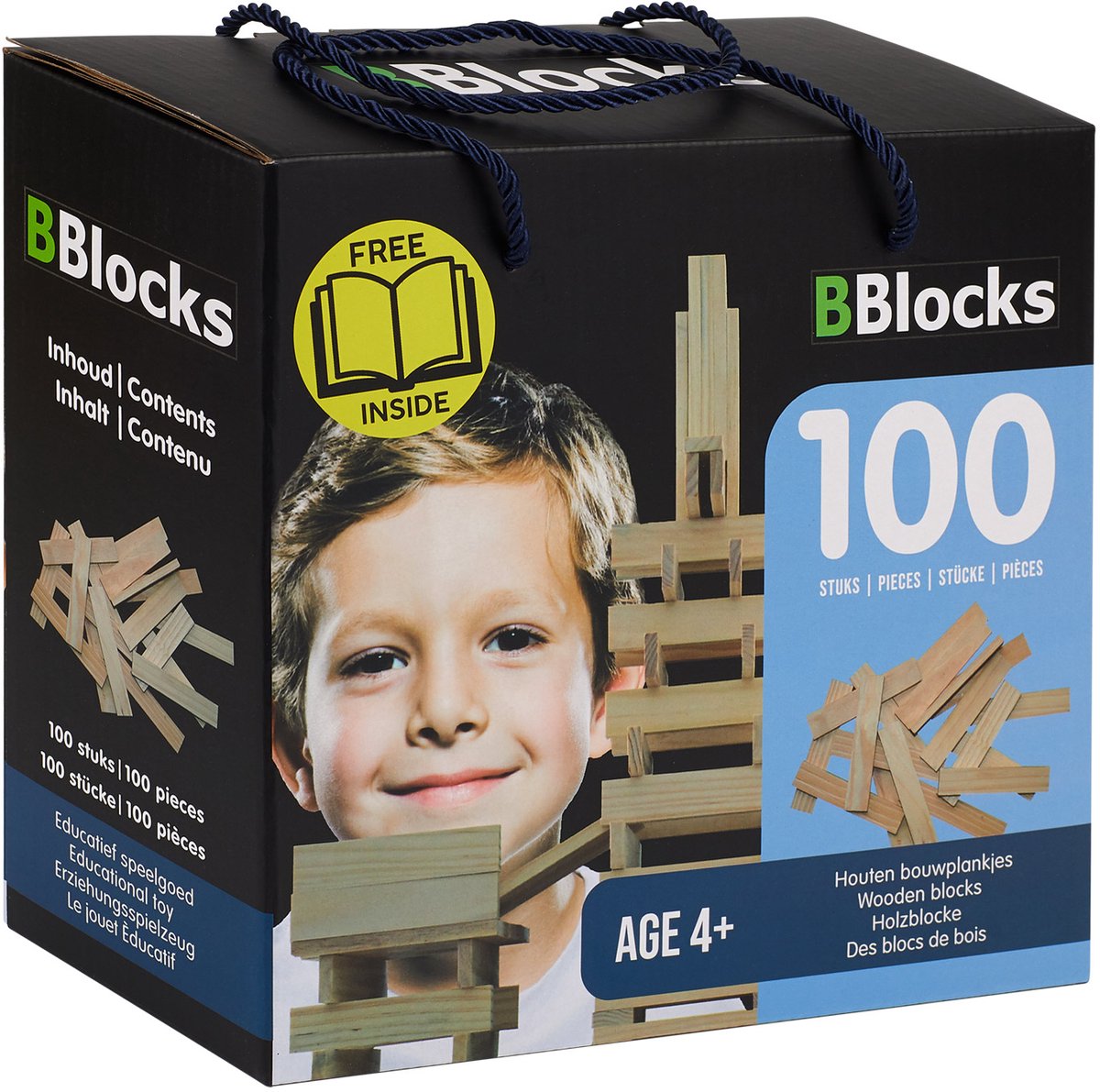 BBLOCKS -Baubretter leer, 100dlg.