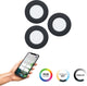 Eglo connect.z fueva 6-z smarter Einbaustrahler – Badezimmer im Freien – LED – ø 8,8 cm – Schwarz – einstellbares RGB-Weißlicht – dimmbar – Zigbee