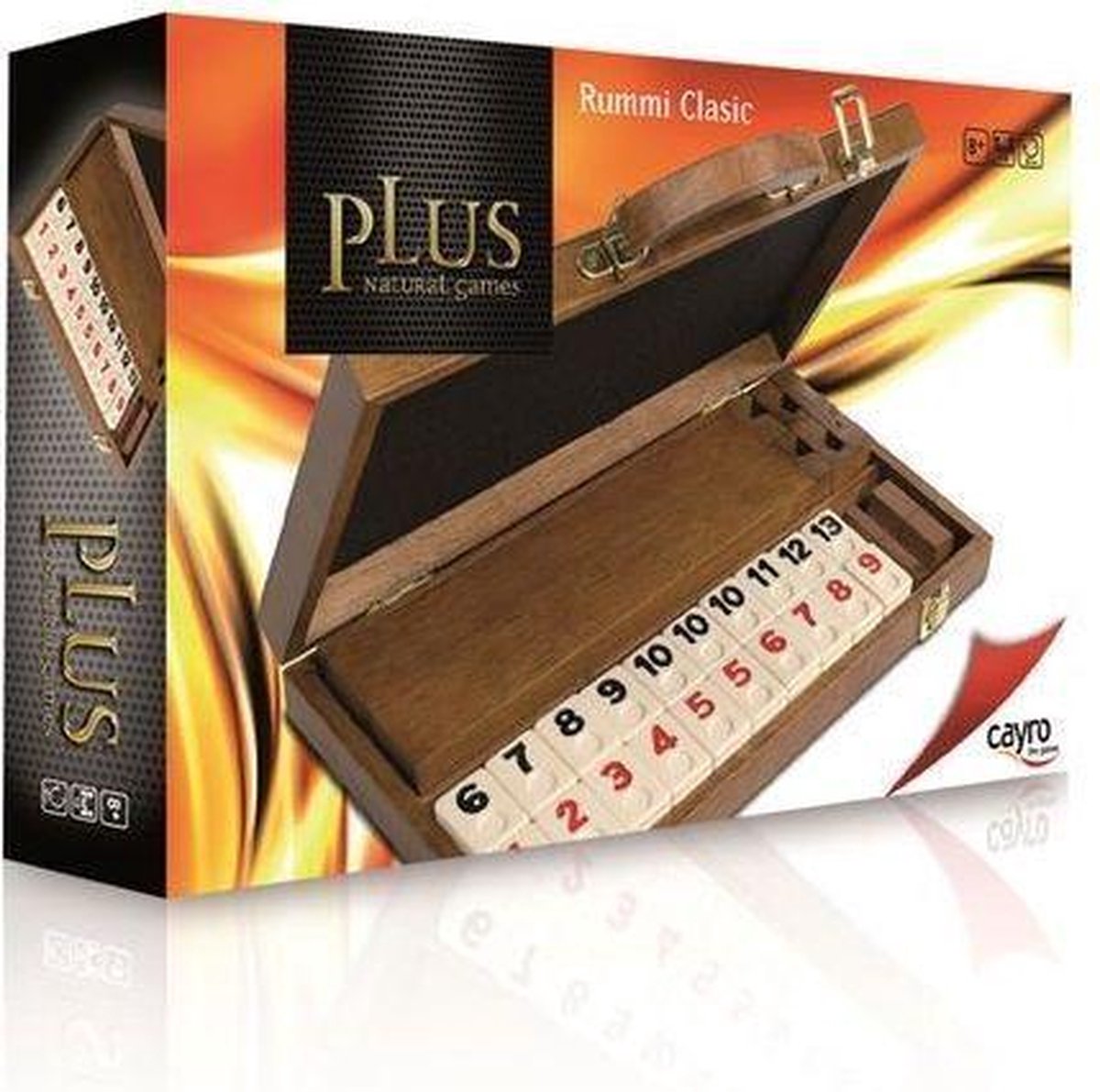 Geronimo Spiele Brettspiele Cayro Intarsien Rummiclassic Set Plus