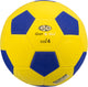 Get Go Curve Ball – Kickerball – Gelb Blau Fußball – Curve Ball – Größe 4 – Durchmesser ca. 21 cm