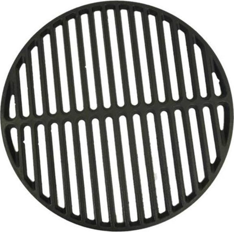 Grizzly Grills Gusseisenrost kompakt – Grillrost aus Gusseisen ø34 cm – für Kamado BBQ – perfekte Grillstreifen, maximales Grillaroma