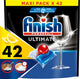 Finish Ultimate All-in-One-Zitronen-Geschirrspültabletten – 42 Kapseln