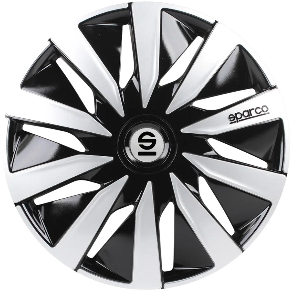 Radkappen Lazio 14 Zoll ABS schwarz silber 4er Set