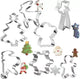 Ruhhy Weihnachtsausstechformen 7er-Set – Metallformen für festliches Backen