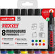 Uni-Ball Permanentmarker Prockey PM-126, Karton mit 8 Stück, sortiert