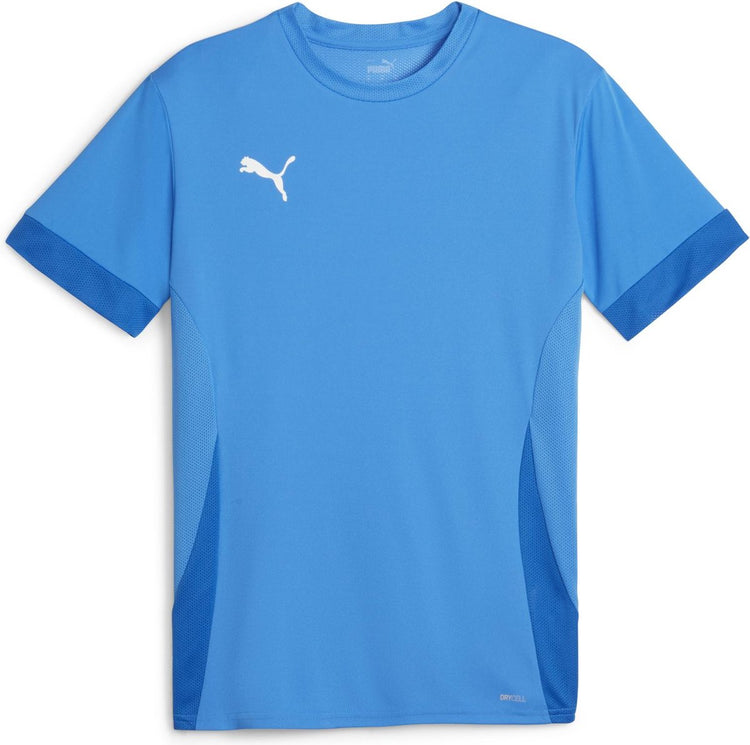 Puma Teamgoal Matchday Jersey Herren-Sportshirt – Electric Blue Lemonade – Weiß – Team Royal