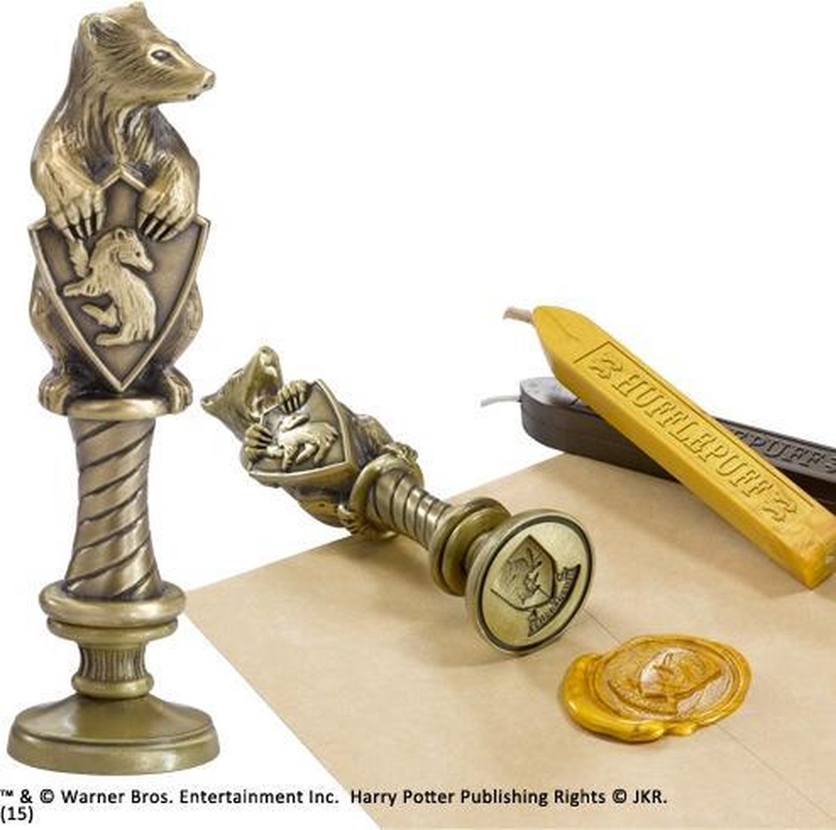 The Noble Collection Warner Bros Harry Potter Hufflepuff Wachssiegel