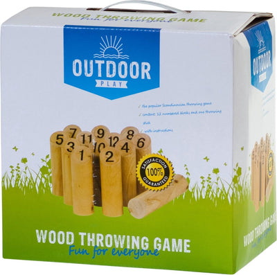 Outdoor -Spielen im Freien Holzfinnisch -Wurfspiel