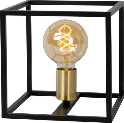 Lucide ruben - Tischlampe - 1xe27 - schwarz