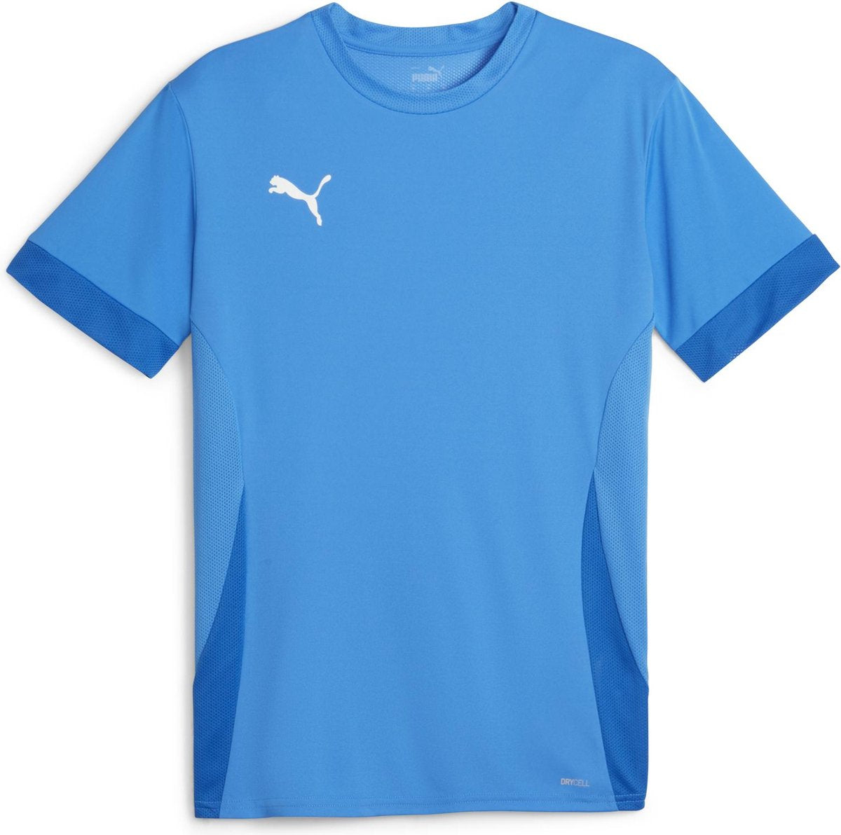 Puma Teamgoal Matchday Jersey Herren-Sportshirt – Electric Blue Lemonade – Weiß – Team Royal