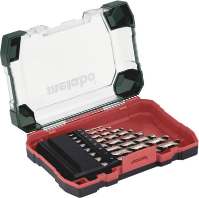 Metabo-Serie – Bohrmaschinen-Zubehör – Metallbohrer-Set – HSS-G-Stahl – 8-teilig