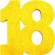Markenlose Sans-Marque-Geburtstagstischdekoration Gold 18.
