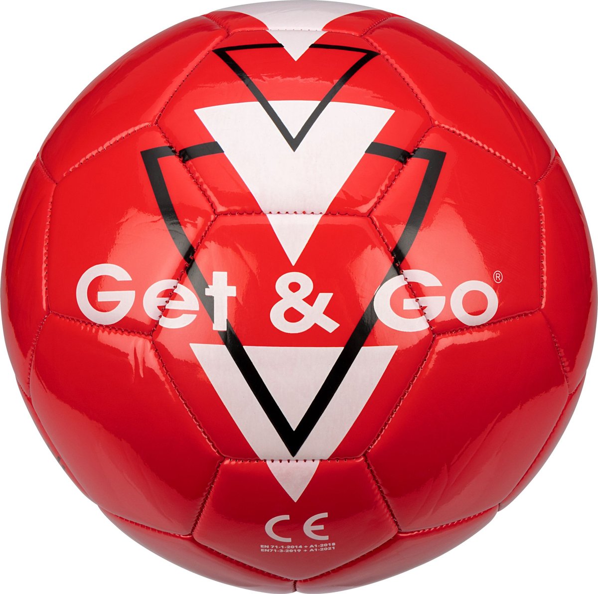 Get Go Fußball – Dreiecksgeschwindigkeit – Rot – Größe 5