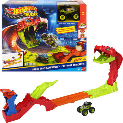 Hot-Wheels-Monster-Trucks-Snake-Slam-Takedown-Strecke