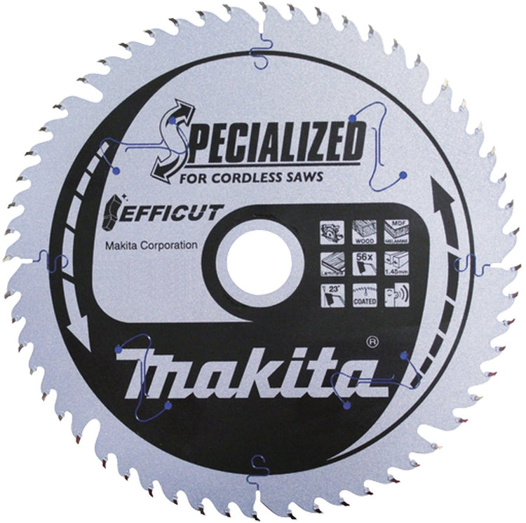 Makita Zubehör Kreissägeblatt Holz | Wirkung 190x30x1,45 24t 23g - b-64191 b-64191